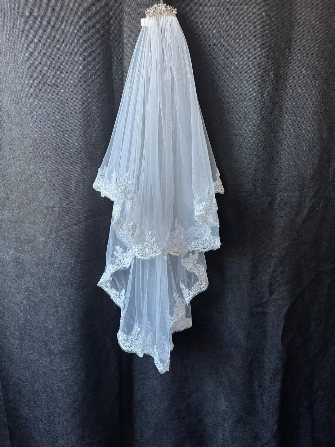 Two Tier Butterfly Veil