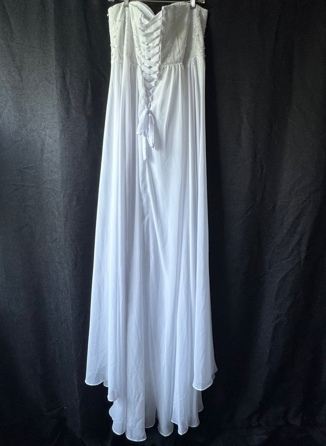 Size 18W Strapless Bridal Gown