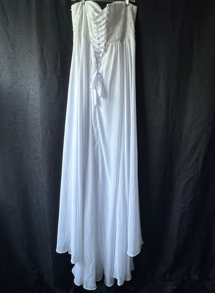 Size 18W Strapless Bridal Gown