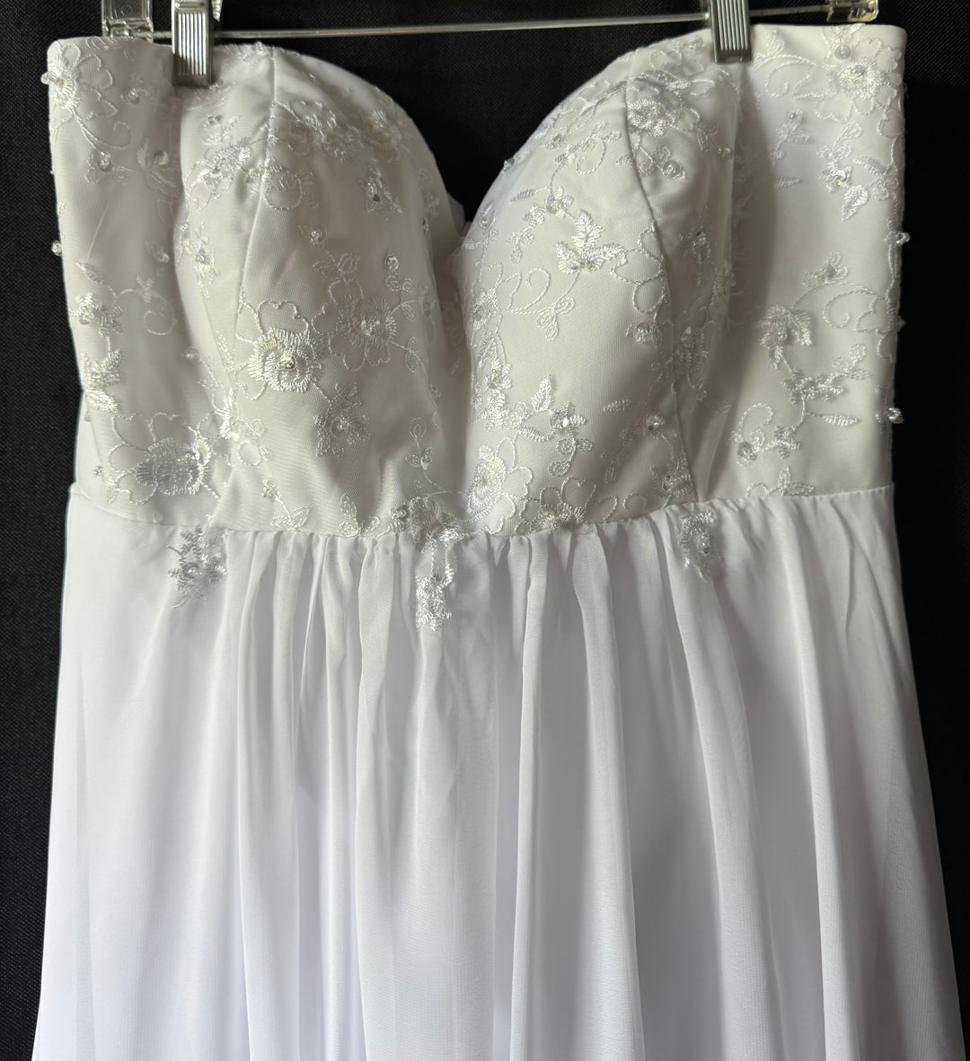 Size 18W Strapless Bridal Gown