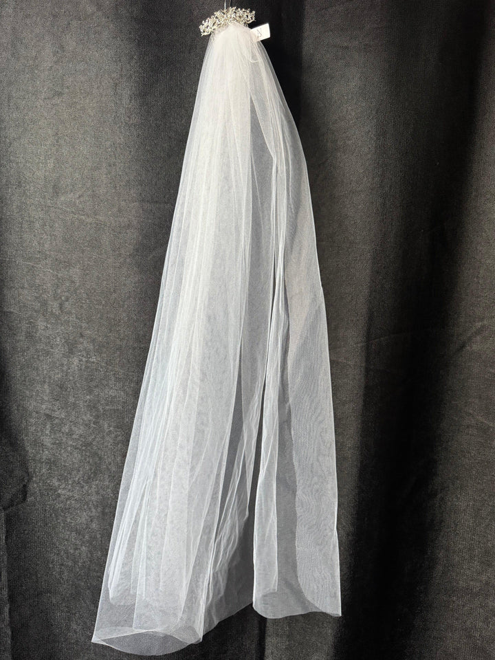 Silver Butterfly Veil