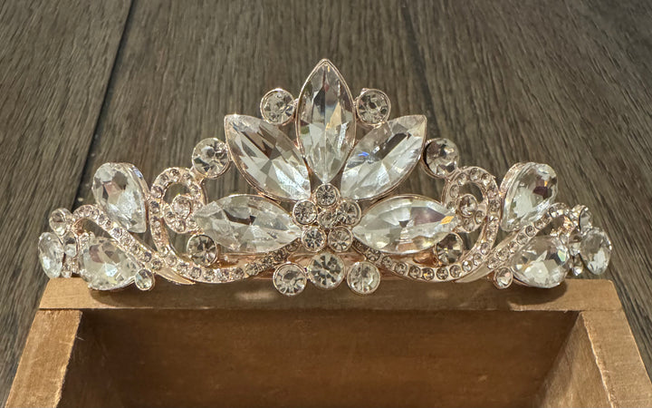 Rose Gold Bridal Tiara